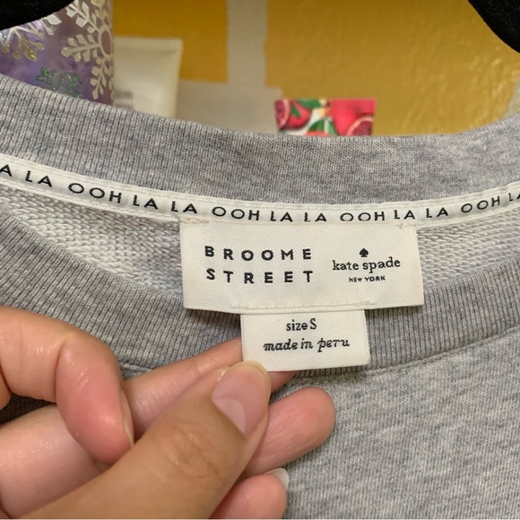 Kate Spade Broome Street Owl Sweatshirt Size Small - Picture 7 of 9